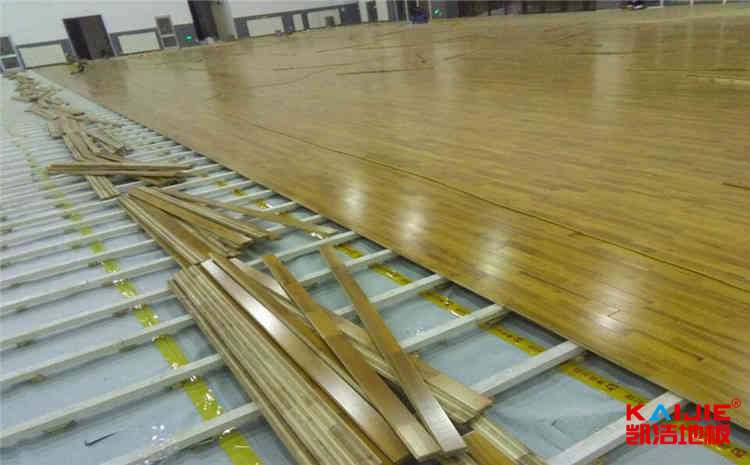 枫木体育运动地板翻新施工