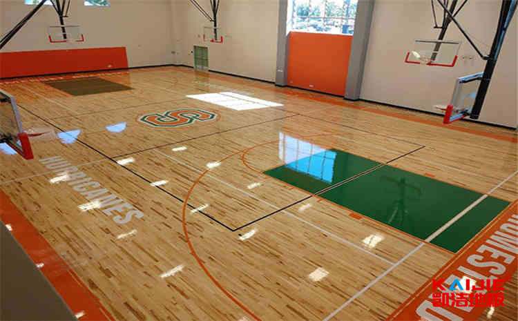 柞木篮球场地木地板怎么保养？
